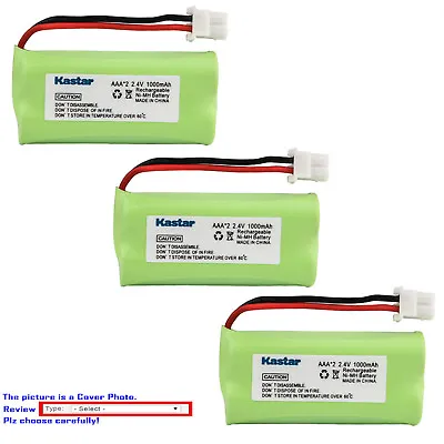 Kastar NiMH Battery Replace For AT&T VTech BT162342 BT166342 BT-166342 Battery • $5.99