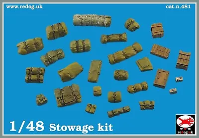 1/48 Military Scale Model Stowage / Diorama Accessories Kit 1 • £7.99