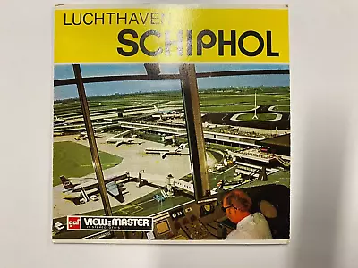 View-master C402 Schiphol Airport Holland Trifold (very Rare) • $106.51