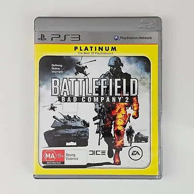 Battlefield: Bad Company 2 PS3 PAL Complete W Manual VGC CIB Aus + FREE AU POST • $5.95