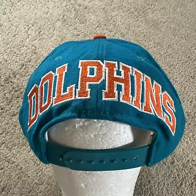 VTG Miami Dolphins Hat Cap Mens Green Snapback Blockhead American Needle 90s NFL • $98.99