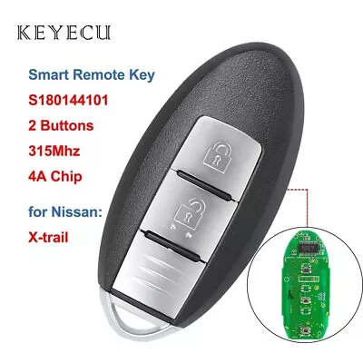 Smart Remote Car Key Fob 315Mhz With 4A Chip For Nissan X-trail 2014-2017 • $231.36