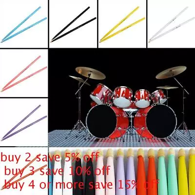 7A Plastic Drum Sticks Percussion Tool Musical Instrument Wood Drumsticks • $8.65