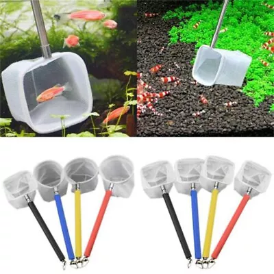 $11.90 • Buy Telescopic Shrimp Net For Aquarium Small Betta Fish Tank Accessories HighDensity
