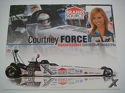 Courtney Force - 2007 BRAND SOURCE  Super Comp Dragster  NHRA Handout • $4