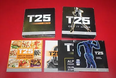 T25 Focus - Alpha And Beta Beachbody Workout 9 Disc DVD Box Set • $12.99