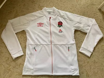 £25 • Buy England Rugby U20 Player Issue Training Presentation Jacket Size  Medium