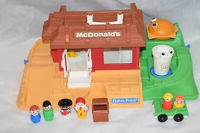 Vintage Fisher Price Little People McDonalds Play Set 2552 1989 HTF GUC • $190