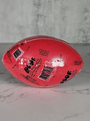 POOF Pro Mini Foam Football New Red Purple Foam Ball 5.5  VTG • $17.29