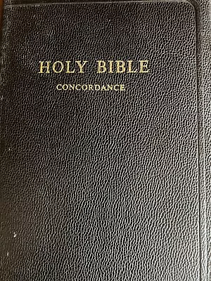 Holy Bible Concordance Red Letter Edition With Illustrations • £9