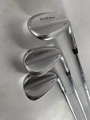 Ping Glide Forged Pro Wedge Set (50 54 & 60) - Green Dot - X100 Shafts • $225