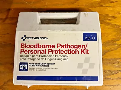 Bloodborne Pathogen Personal Protection First Aid Only 216-O LAB First Aid Kit P • $35