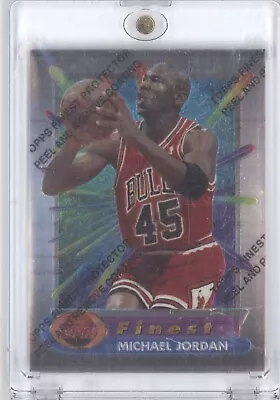 Michael Jordan 1994-95 Topps Finest #331 W/ Coating Bulls Hof • $5.73