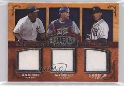 2008 Ballpark Collection Six Swatch Memorabilia Gary Sheffield Ivan Rodriguez • $17.79