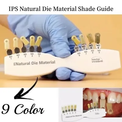 Dental IPS Natural Die Material Shade Guide Ivoclar Vivadent ND1-9 Abutment • $17.99