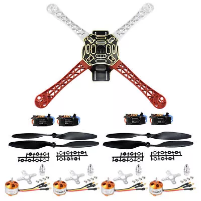 Qwinout F450 4-Axis Airframe 450mm Frame 30A ESC A2212 1000KV Motor 1045 Prop • $73.89