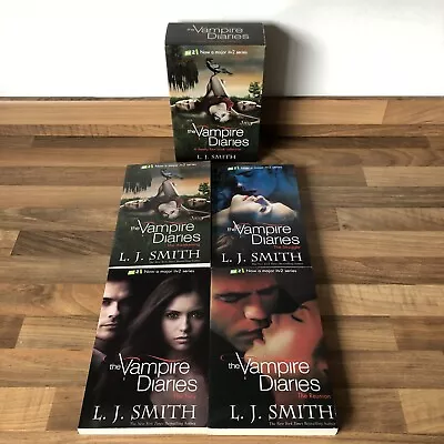 The Vampire Diaries BoxSet A Deadly Four Book Collection 1-4 LJ Smith RRP £27.99 • £14.99