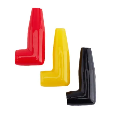 3pc Electric Guard Motor Winch Cable Terminal Boot Rubber Cover Black+Red+Ye- Nw • £4.89