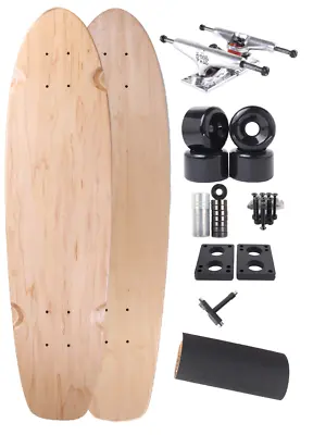 31  Mini Skateboard Complete Kit Black Wheels (Canadian Maple) • $63.99