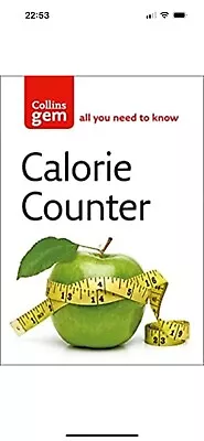 Collins Gem - Calorie Counter--Paperback-000731762X-Good • £4.50