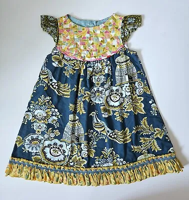 Matilda Jane Platinum 6 WISPY Flutter Dress LA1-156 • $25.49