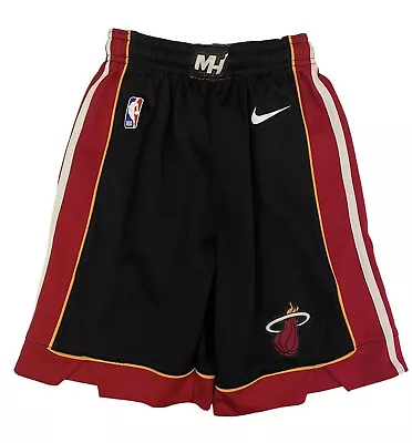 100% Authentic Nike NBA Miami Heat Swingman Shorts Youth Size Small • $43.99