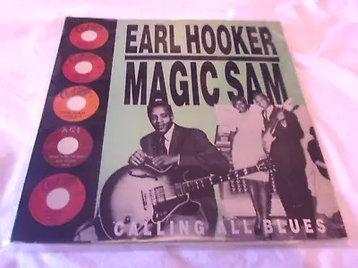 MAGIC SAM WITH EARL HOOKER VINYL CALLING THE BLUES Crb 1134 16 Tracks  Charly EX • £29.99