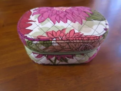 Vera Bradley Travel Jewelry Box Case Retired Zip Used • $12