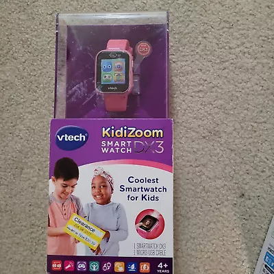 VTech KidiZoom Smartwatch DX3 Pink Girls New Sealed 5490 W Micro-USB Watch • $24.98