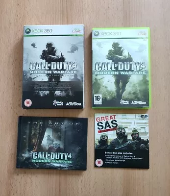 Call Of Duty 4 Modern Warfare Limited Collectors Edition Xbox 360 • £14.95