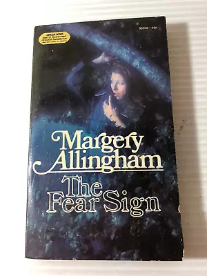 Margery Allingham THE FEAR SIGN 1974 Manor Books 5th Printing Vintage Gothic • $2.99