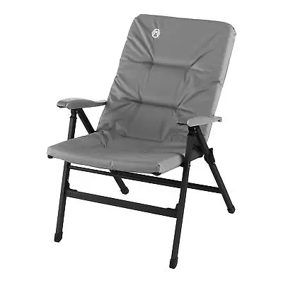 Coleman Recliner Chair Camping Garden Padded Caravan 8 Position Folding Seat • £59.08