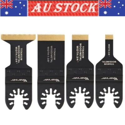 $18.07 • Buy 4x Oscillating Multi Tool Blade Saw Blades Wood Metal Cutter For Dewalt Fein