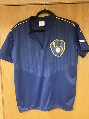 Milwaukee Brewers Batting Jersey Size Adult S/M SGA • $9.99