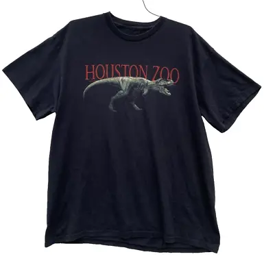 Vintage Houston Zoo T. Rex Dinosaur Tee Size L • $17