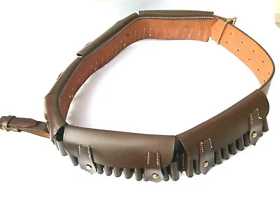 ( Pack Of 2 ) British Martini-Henry Bandolier P-1882 Brown Leather • $119.99