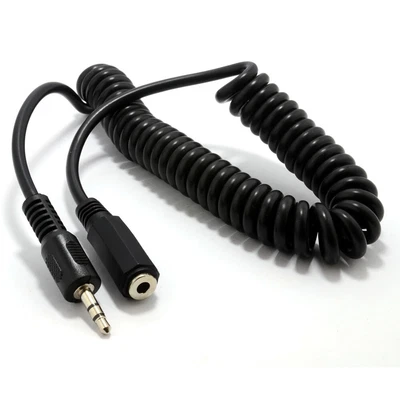 £2.79 • Buy 2m 3.5mm Stereo Jack Plug To 3.5mm Jack Socket Coiled