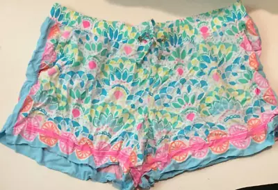 Lilly Pulitzer Shorts Size L Women Pockets Multicolor Boho • $17