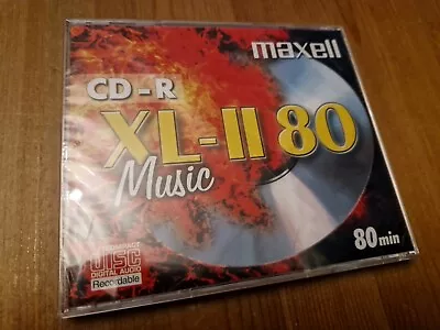£3 • Buy MAXELL CD-R80 XL-II 80 Mins MUSIC AUDIO BLANK RECORDABLE DISC CD-R NEW & SEALED