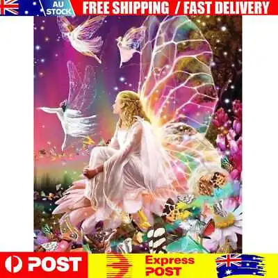 $11.90 • Buy Butterfly Fairy 5D Diamond Painting Embroidery DIY Needlework Home Decor