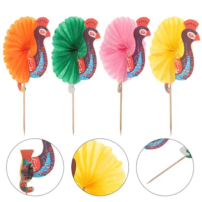 50pcs Cocktail Picks Mini Umbrellas Decoration For Drinks Cake Sticks Sandwich • £3.39