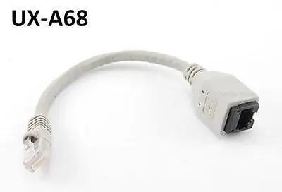 $9.89 • Buy 7.5inch Cat6 Ethernet RJ45 Male/Female CrossOver Adapter, CablesOnline UX-A68