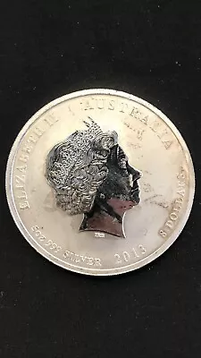 2013 Perth Mint Australian Lunar Series Year Of The Snake Silver  5oz Coin • £110