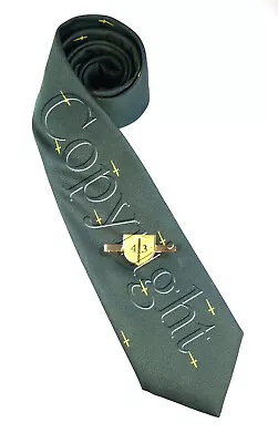 £19.99 • Buy 43 Commando Royal Marines Motif Tie & Gold Plated Tie Bar Veterans Gift Set