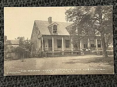 THE BRIARS NATCHEZ MISSISSIPPI MS Vintage Postcard ADAMS COUNTY • $9.99