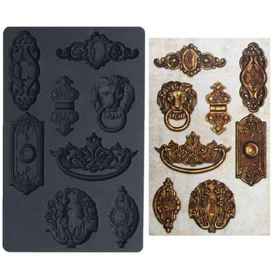 £5.99 • Buy Vintage Baroque Lock Relief Silicone Fondant Mould Cake Sugarcraft Topper Molds