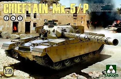 New Takom 1/35 Chieftain Mk.5/5P British Main Battle Tank (2027) • $25.99