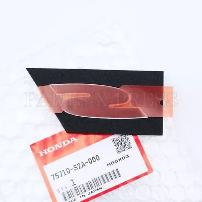 Oem Genuine 20-09  Honda S2000 Side Fender Badge Emblem “s” Lh/rh  75710-s2a-000 • $19.85