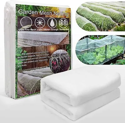 Mosquito Garden Bug Insect Netting Insect Barrier Bird Net Plant Protective Mesh • $42.95