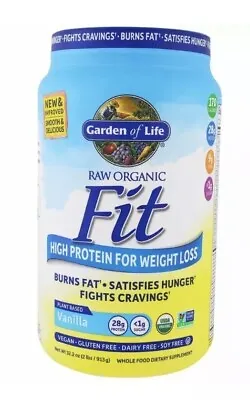 $47.98 • Buy Raw Organic Fit Vanilla 32.8 Oz Weight Loss 20 SERVINGS Garden Of Life Burns Fat